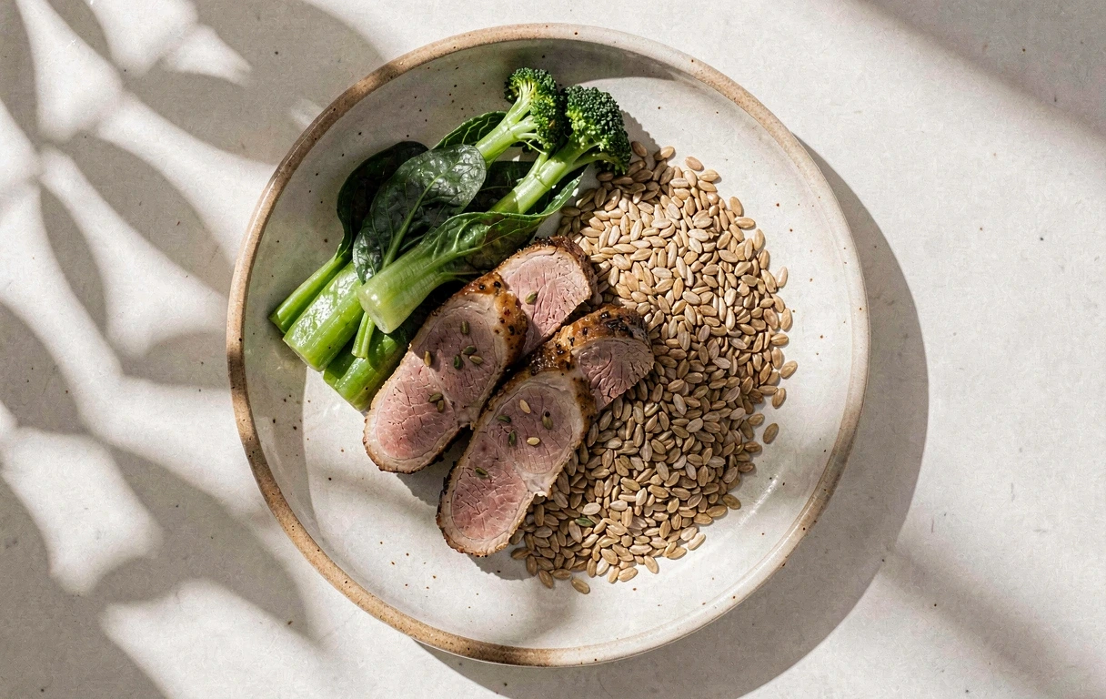 Balanced nutritional plate